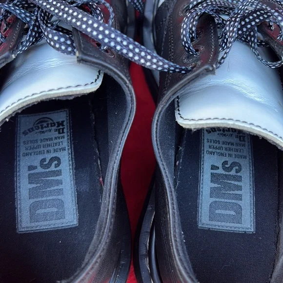 🏴Dr. Martens MIE Vintage Black & White Chunky Platform Oxfords UK 5 - Picture 17 of 17